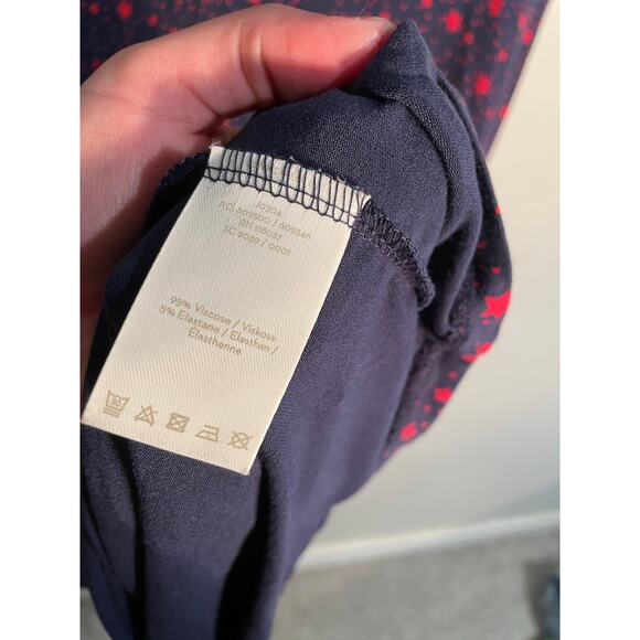 Boden Betty Blue and Red Star‎ Print Tunic Mini Dress Size 12 Long - Picture 10 of 10